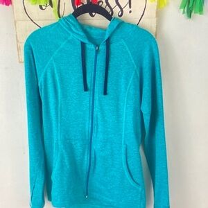 Patagonia Women's Teal Zip-Up Hoodie